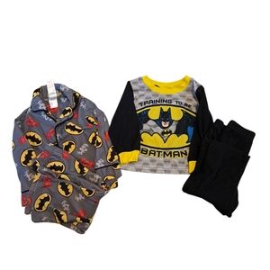 Boys' Batman Pajamas - 2 Pair Bundle